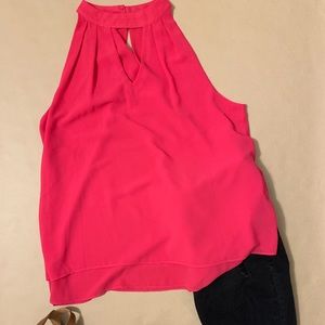 Light-weight pink top